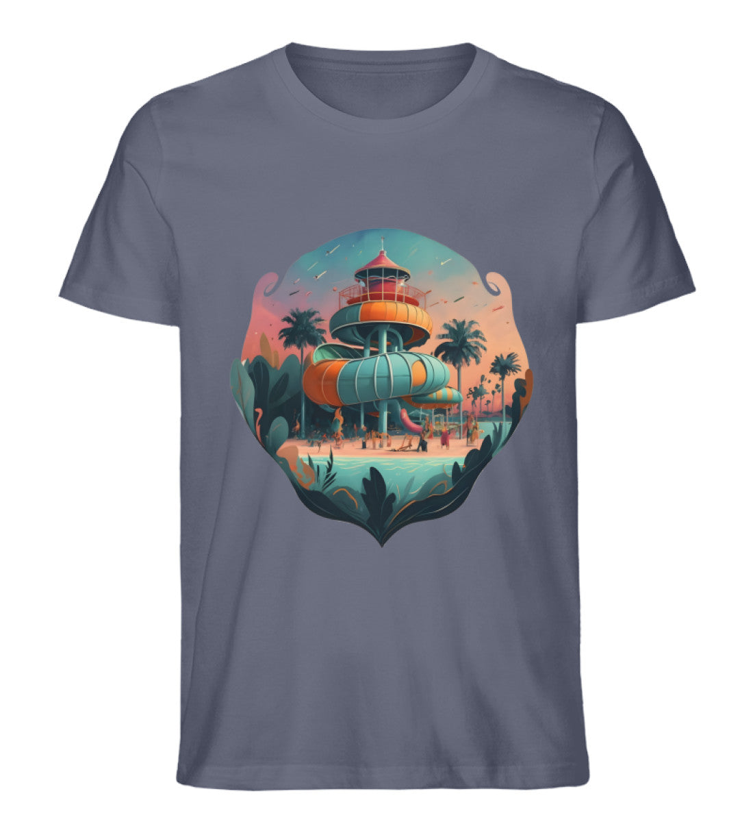 Dark Heather Blue-7080