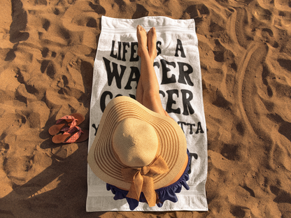 LIFE IS A WATERCOASTER - STRANDTUCH
