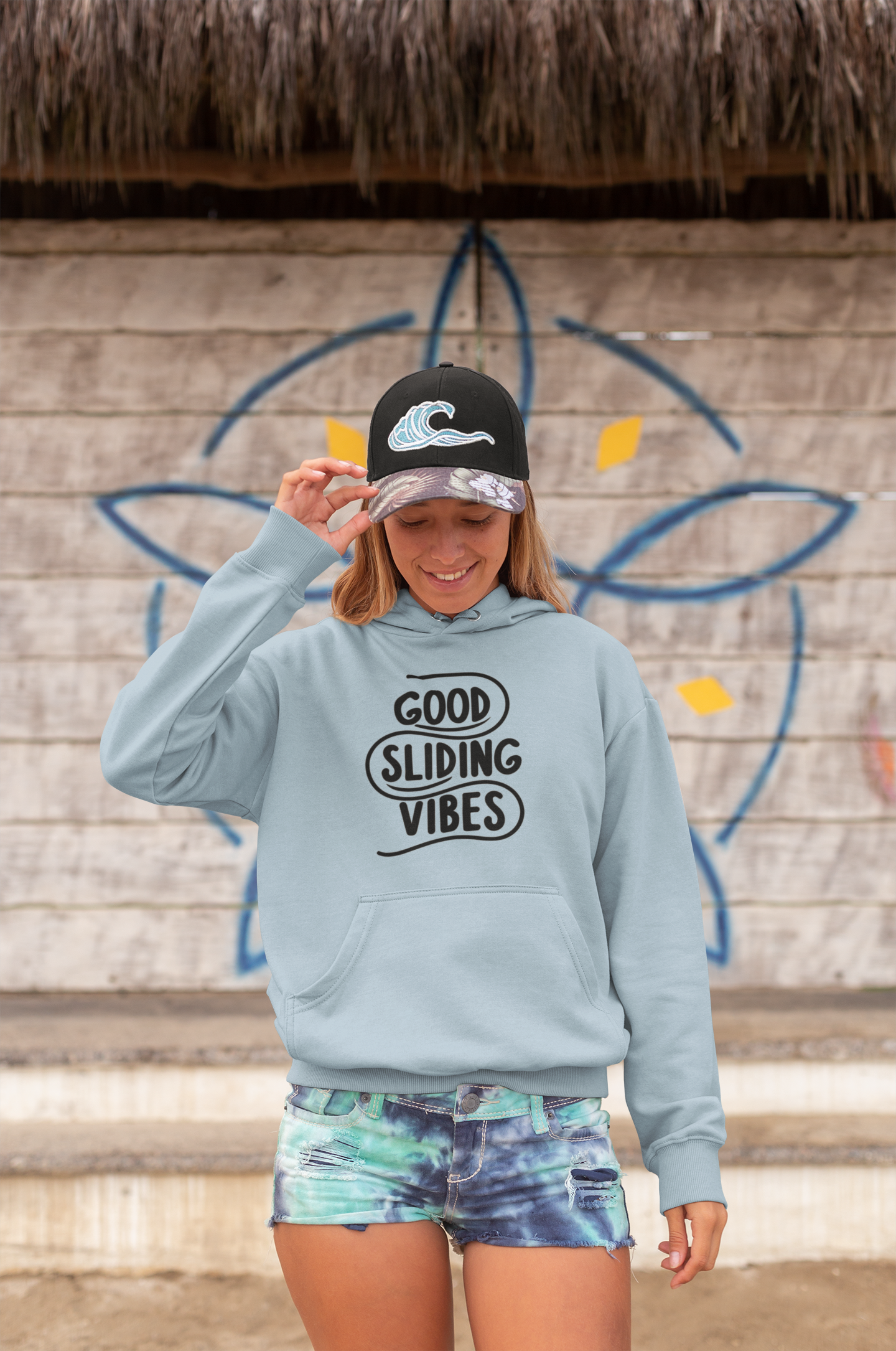 GOOD SLIDING VIBES - PREMIUM HOODIE