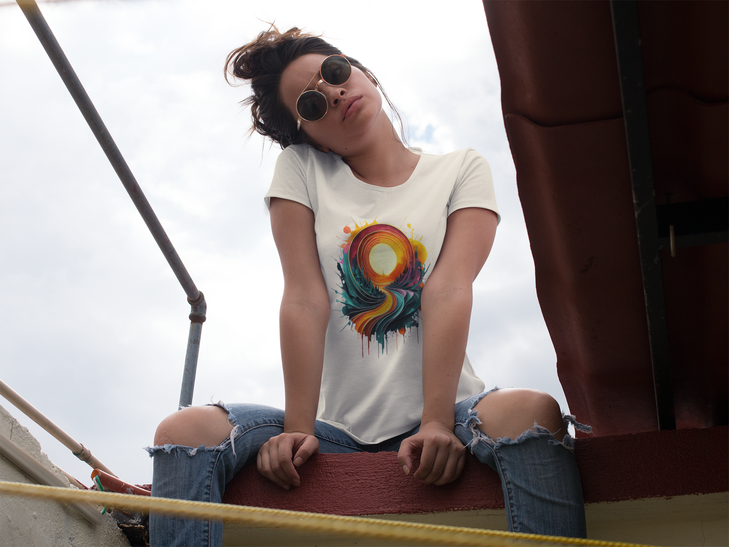 WATERSLIDE ART - PREMIUM T-SHIRT