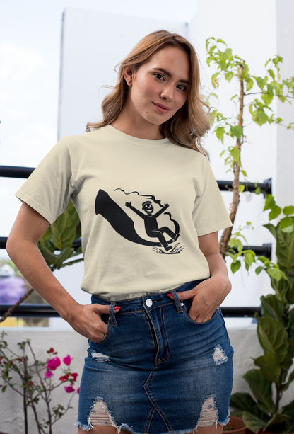 WASSERRUTSCHEN MÄNNCHEN - PREMIUM T-SHIRT